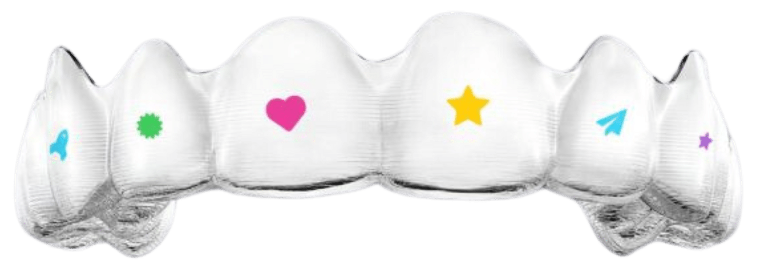 Children’s Braces - Hampshire Dentists Pain Free Dentist in Southampton Invisalign First aligner with Stickables