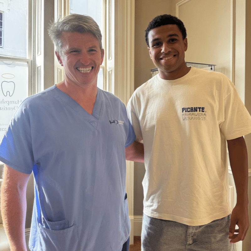 Dr Robin Hanna, Implantologist - Hampshire Dentists Pain Free Dentist in Southampton Robin Hanna with The Saints