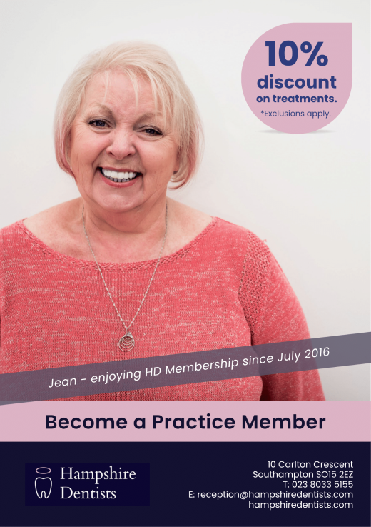 Membership plan - Hampshire Dentists Pain Free Dentist in Southampton Become a Practice Member